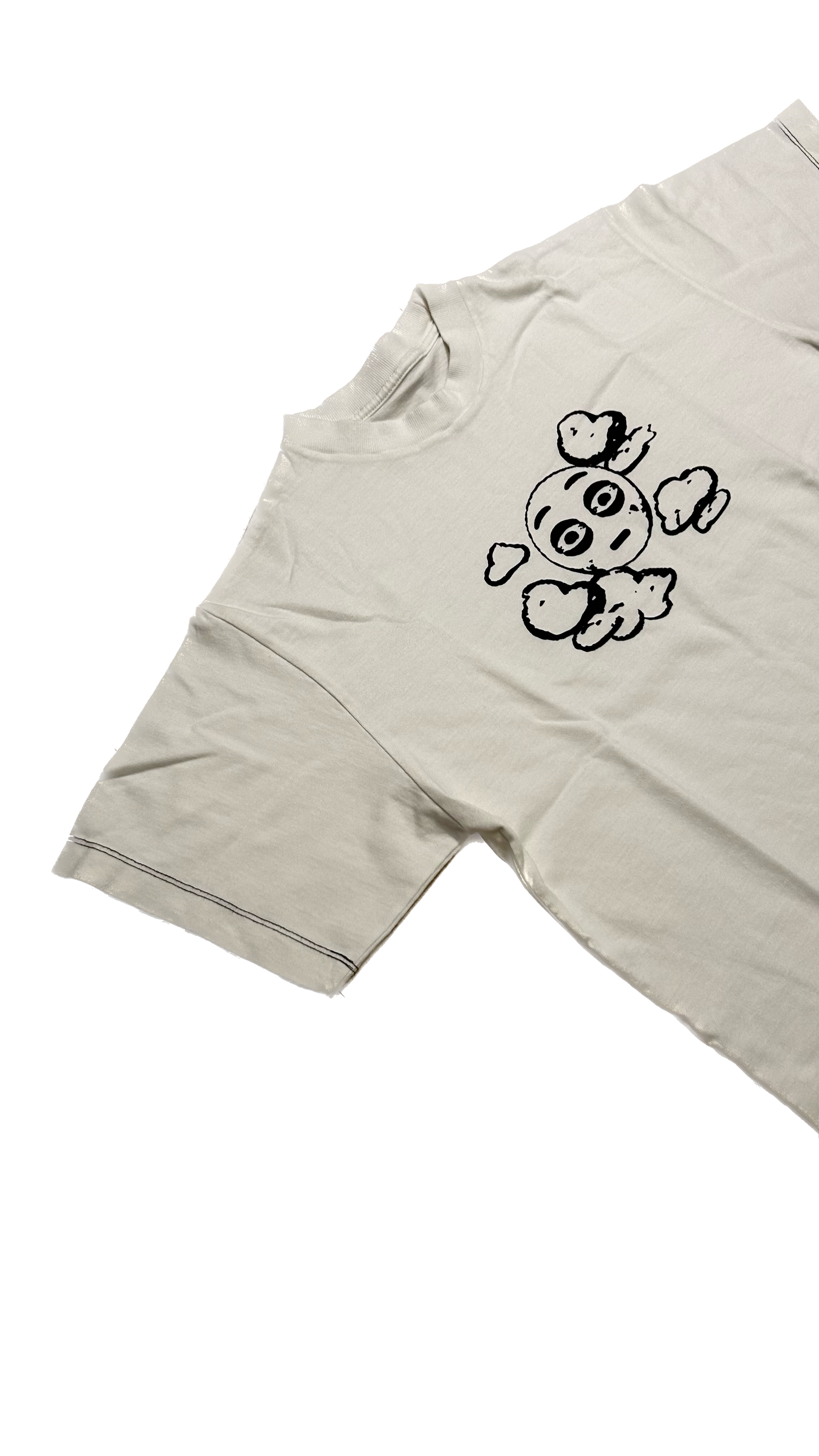 camiseta "emoji" off white